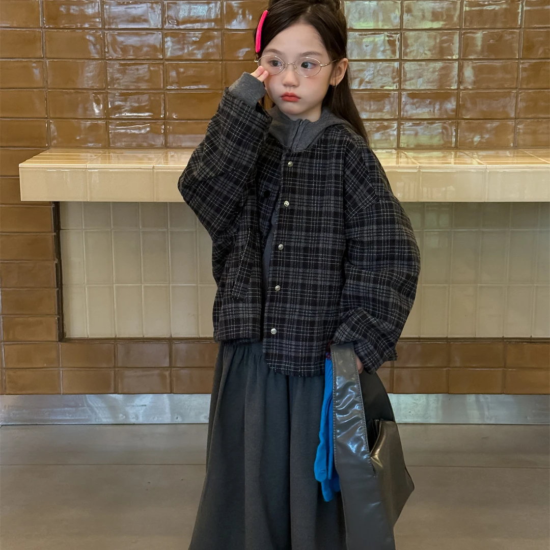 【2025秋童伢·实体店】（请备注编码）女童秋季新款韩版套装