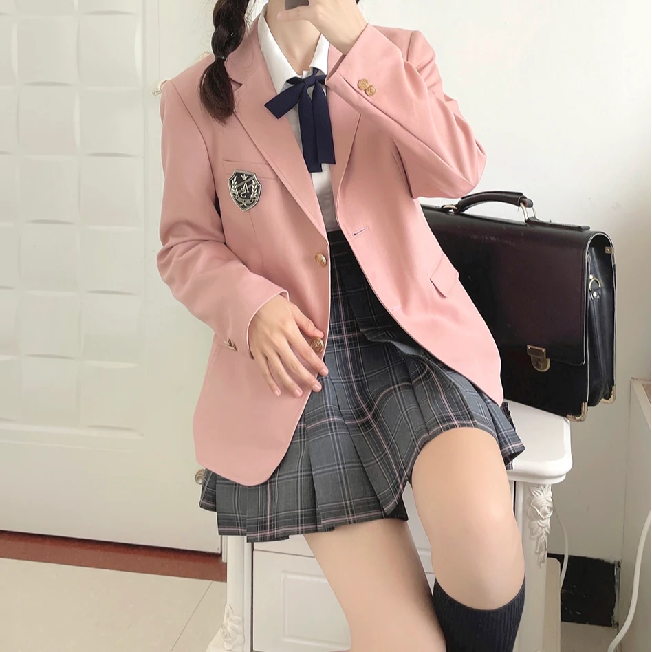 放学后的制服馆樱矢高校/原创JKDK西装校供感学院风学生西服外套