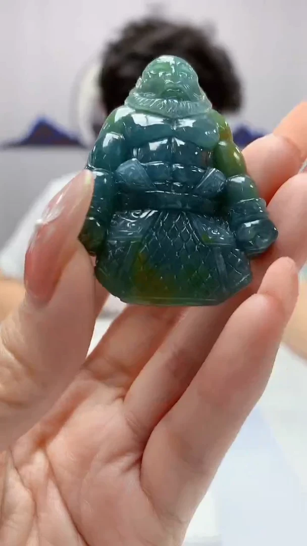 【闪购商品】定制翡翠未镶嵌4688DD-毛货挂件130