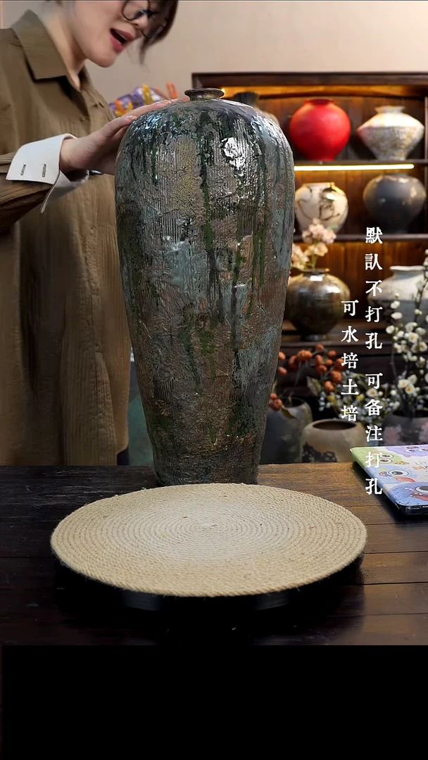 摆件陶瓷景德镇花瓶A337