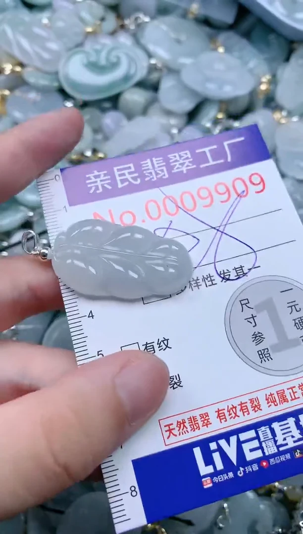 翡翠未镶嵌吊坠(不含链)9909