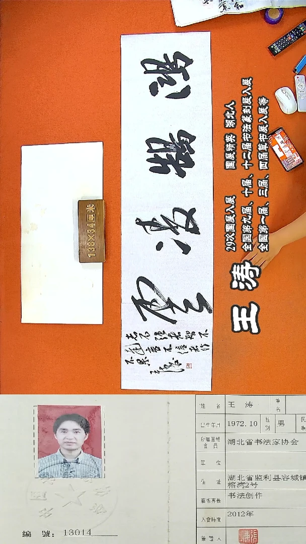 书法100R王涛书法作品