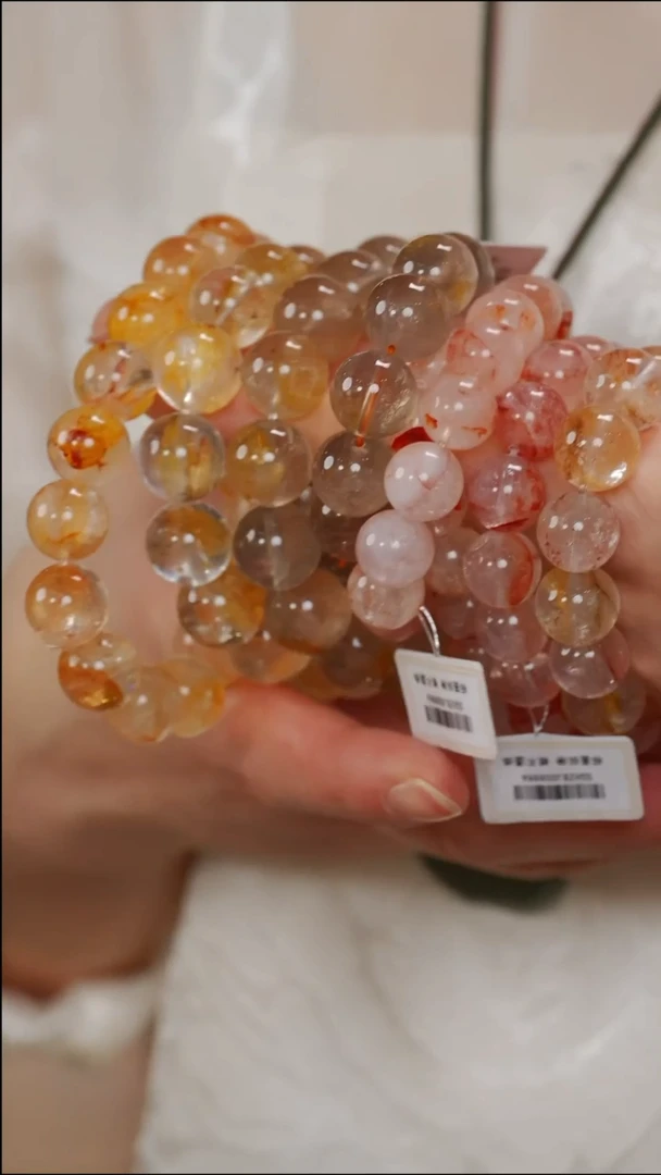 水晶手链未镶嵌6【】多样性发一珠径12