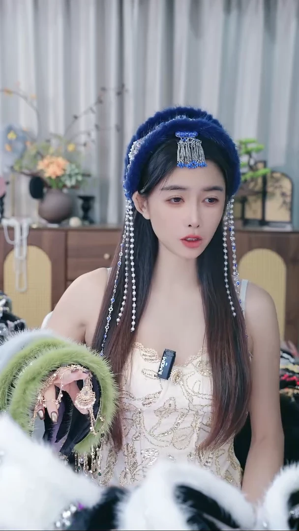 合金布艺轻奢高定发箍 A002