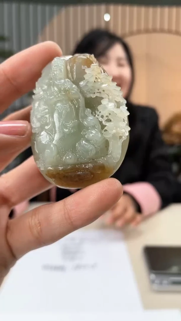 【闪购商品】定制和田玉和田玉（多样性拍一发一带证）180136