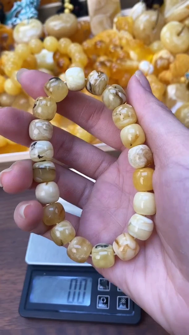 裸石琥珀未镶嵌天然琥珀蜜蜡