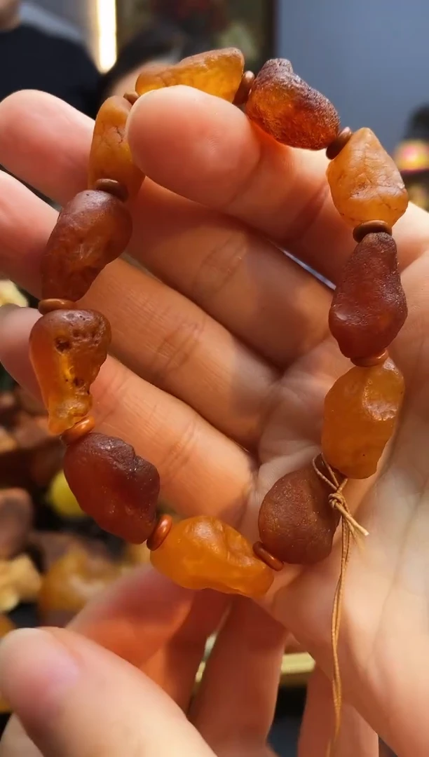 手链琥珀未镶嵌手串