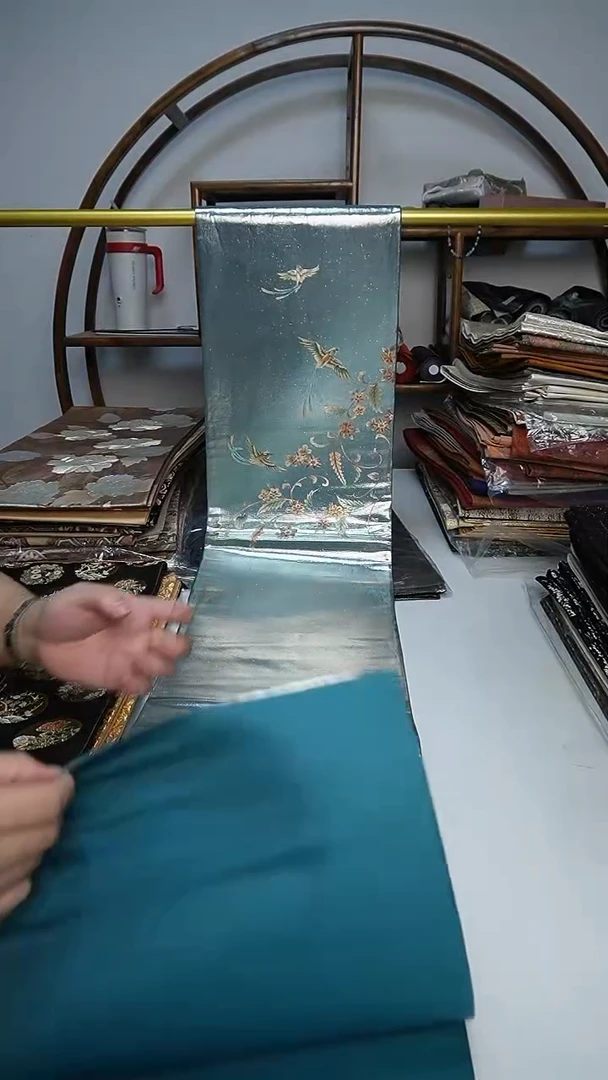 织绣74凤凰花卉花卉