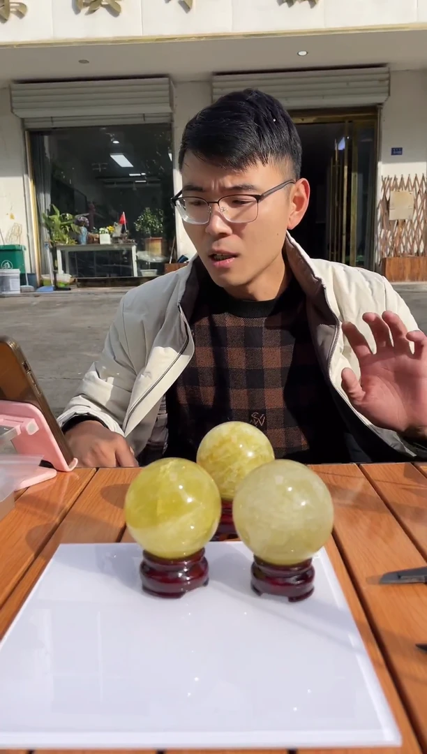 套链未镶嵌水晶黄球6/a614多样性发一件