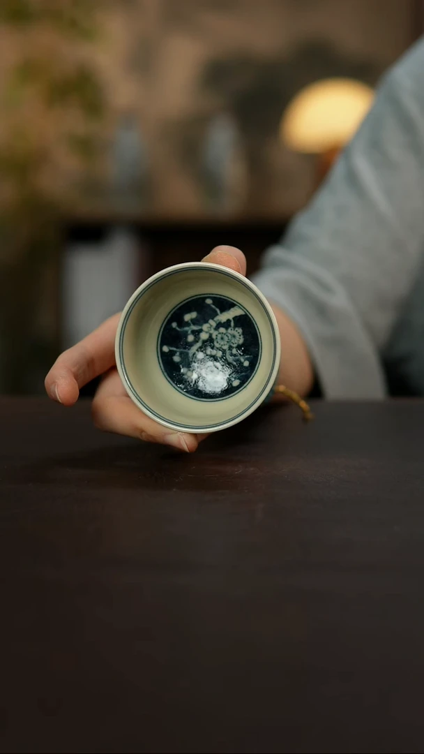 杯景德镇陶瓷杯碗柴烧多人