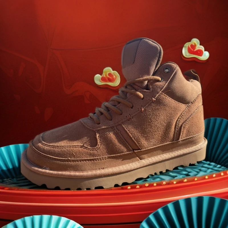 【羊皮毛一体】迈朗达鞋子男款冬季 雪地靴保暖鞋男加绒加厚海蓝德