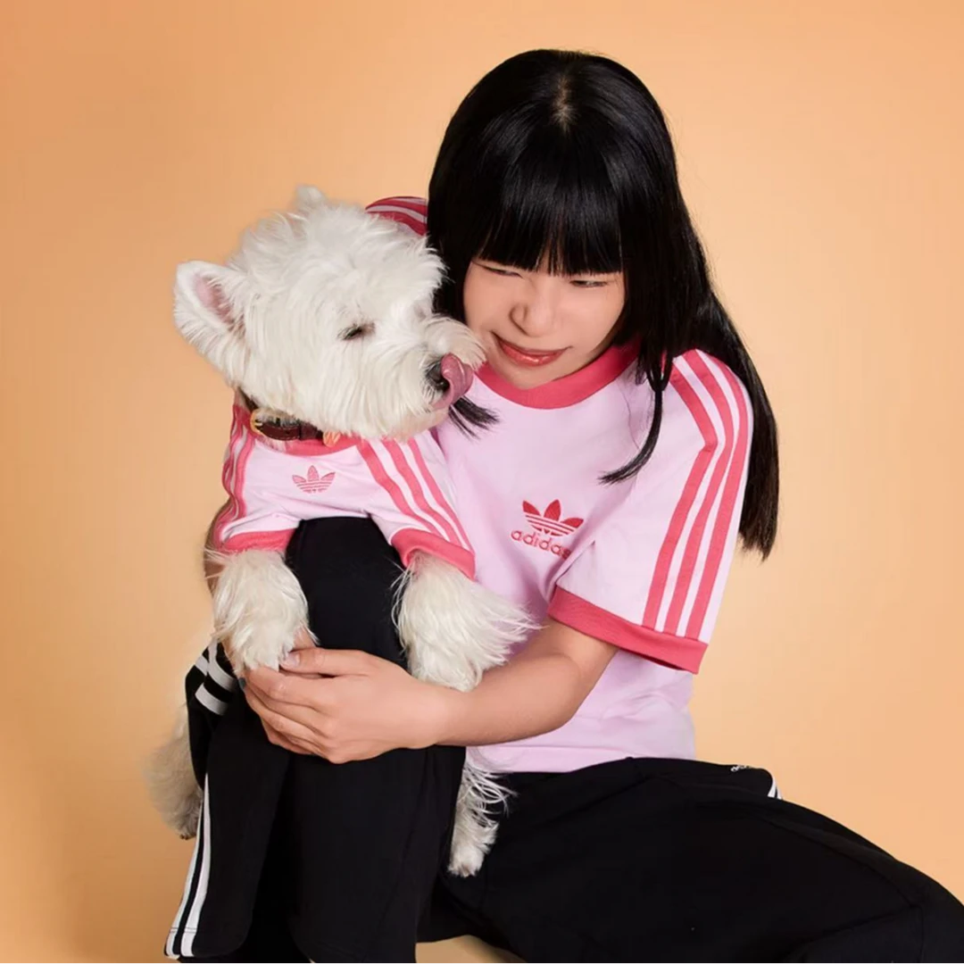 adidas Originals阿迪三叶草CALI TEE针织无领短T恤KR0292