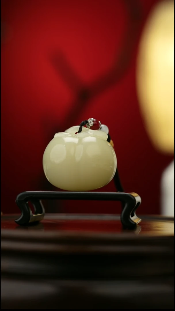 玉【柿柿如意】天然玉石手把件