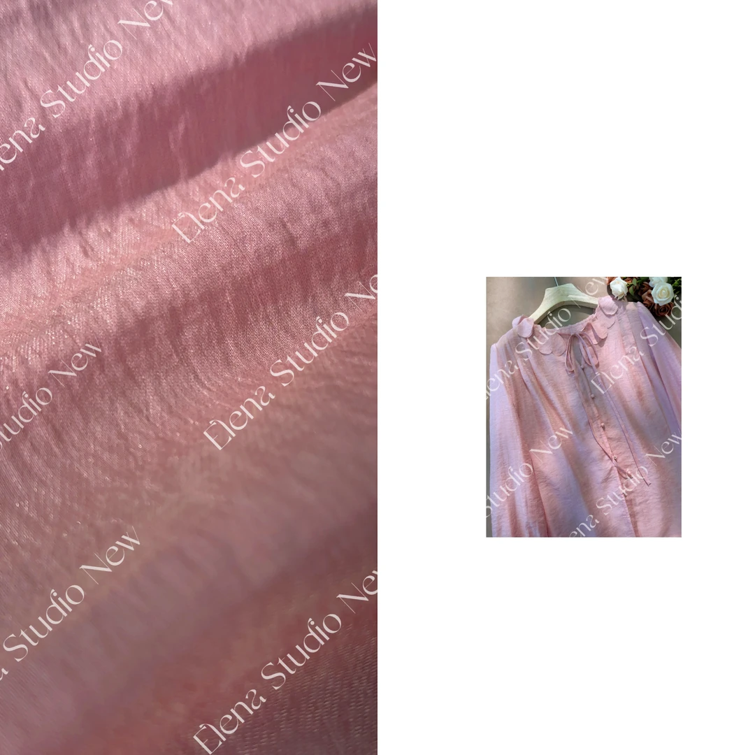 大甜甜【春日桃桃】设计感法式花瓣领气质精致个性休闲衬衫