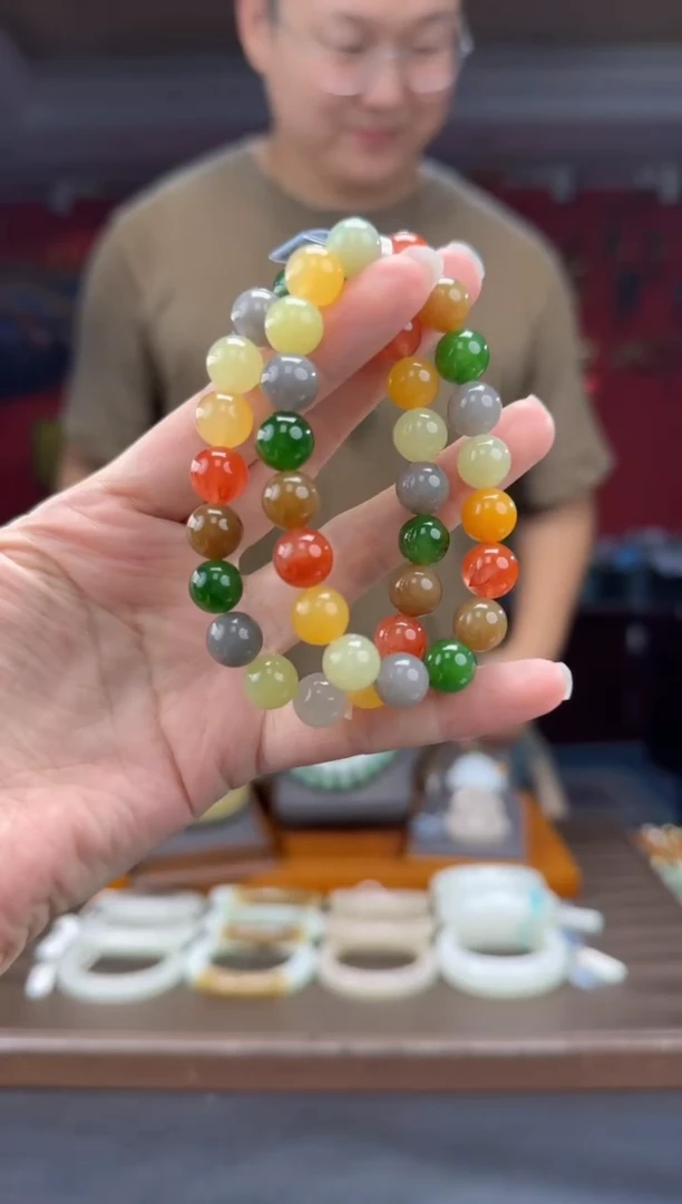 未镶嵌手串和田玉多宝手串 多样性发货拍一发一