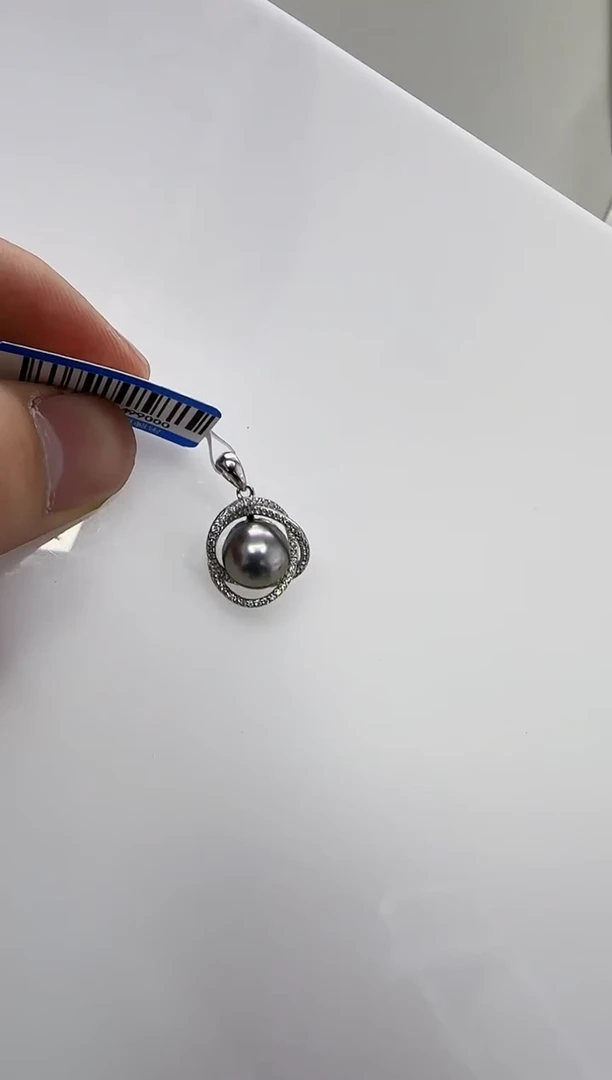 【闪购商品】海水珍珠DA银S925镶嵌h034 大溪地9