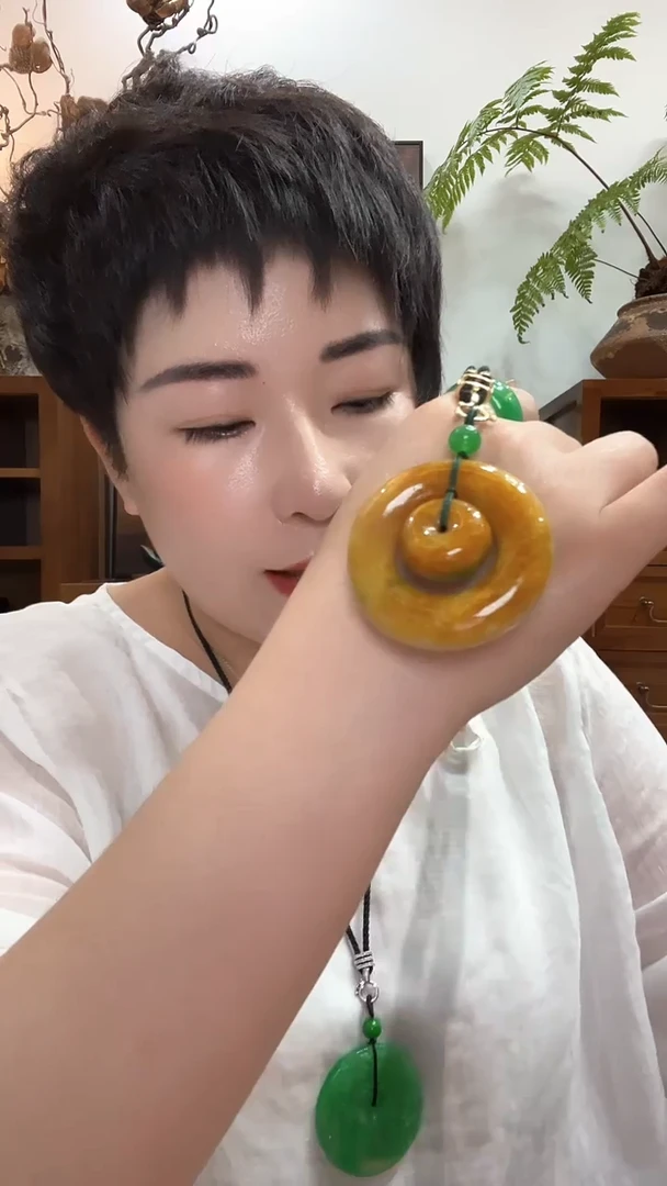吊坠(赠链)合金翡翠266