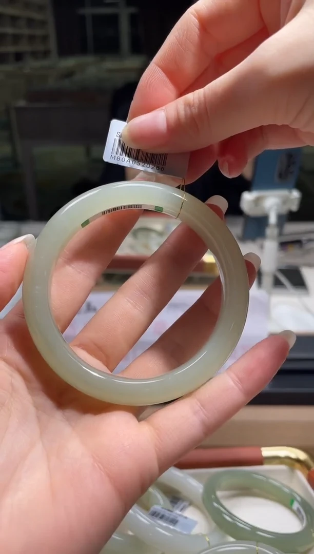 未镶嵌手镯和田玉58-59圈口 0266