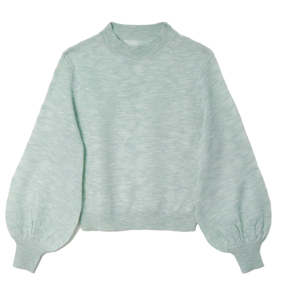 LUDICO新款绿色针织衫010141