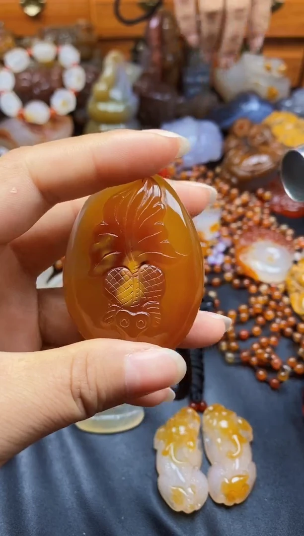 未镶嵌1玛瑙/玉髓锦**华hh