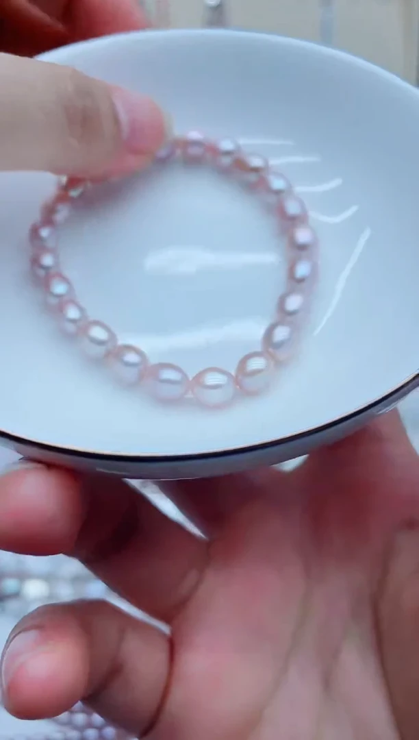 淡水珍珠手链未镶嵌手链多样性发其一