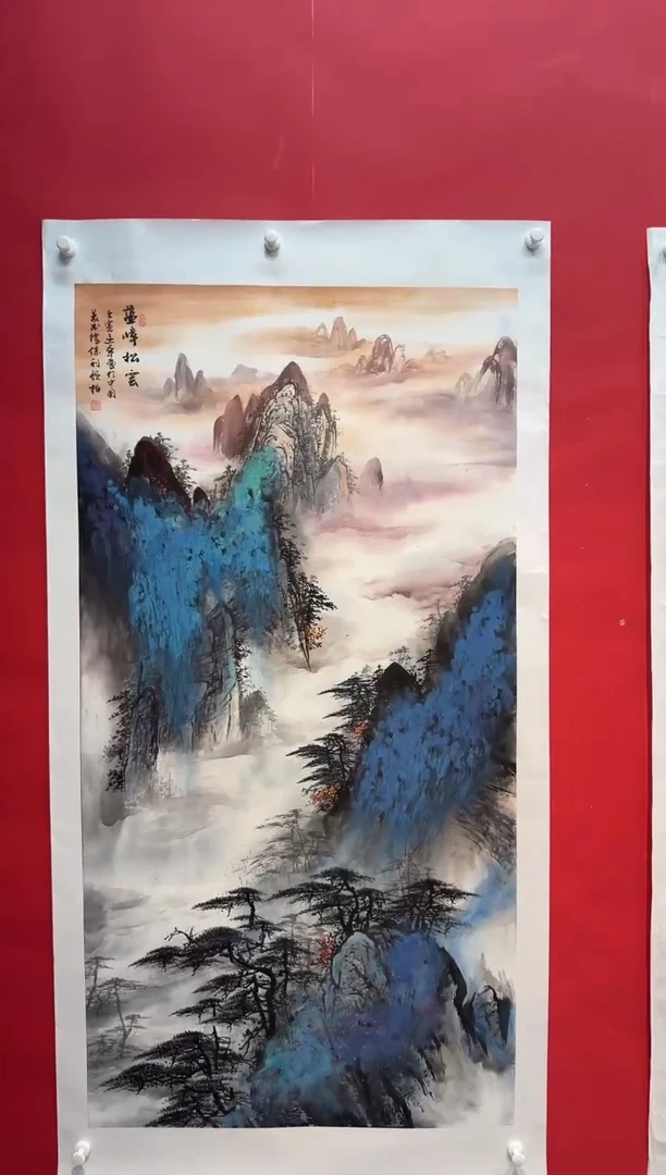 国画画家陆远华纯手绘原作