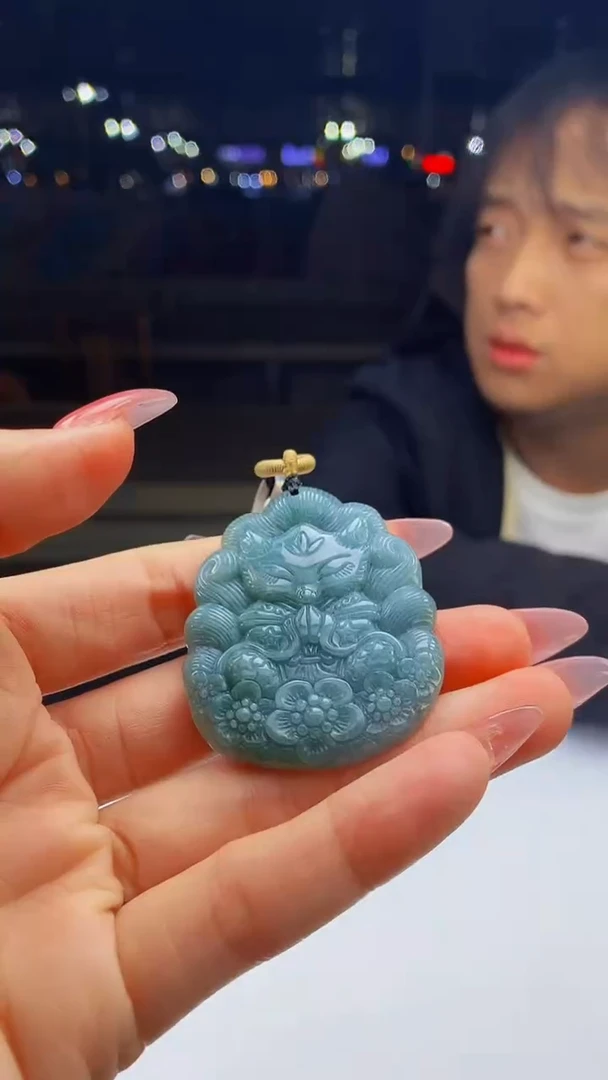 颈饰未镶嵌翡翠天然A货翡翠