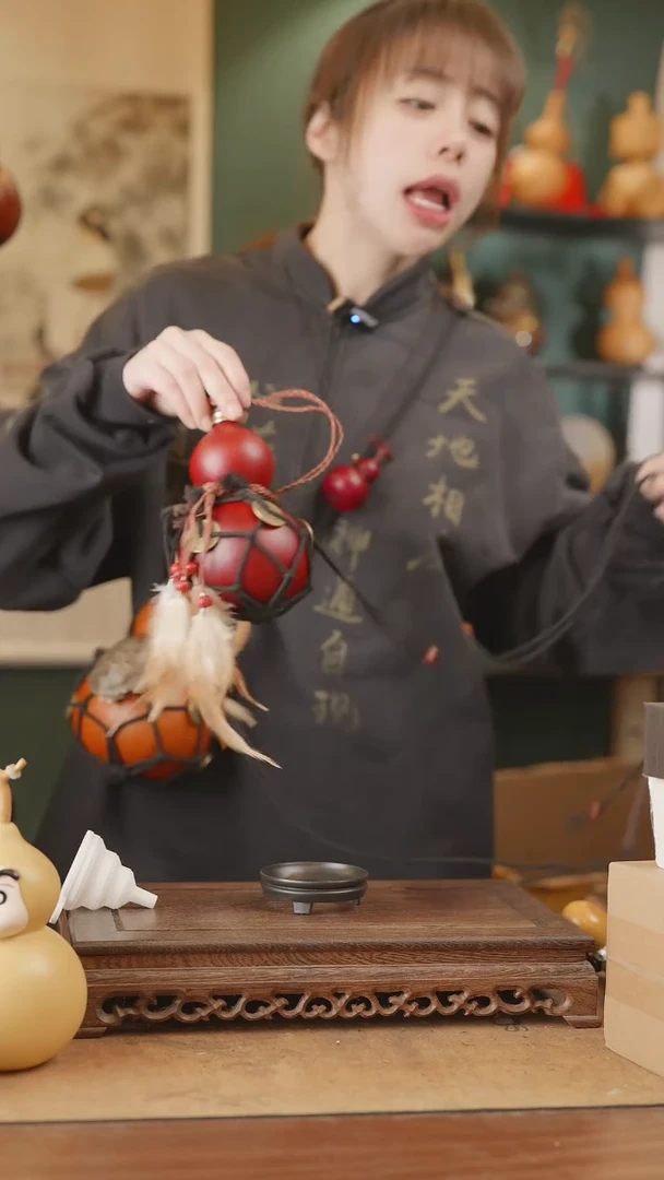 【闪购商品】32号精品天然大漆工艺防渗内胆酒葫芦~