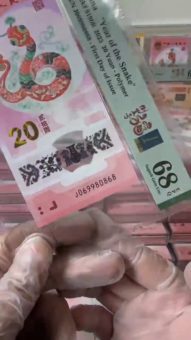 【闪购商品】塑料069980868-蛇钞单张68分