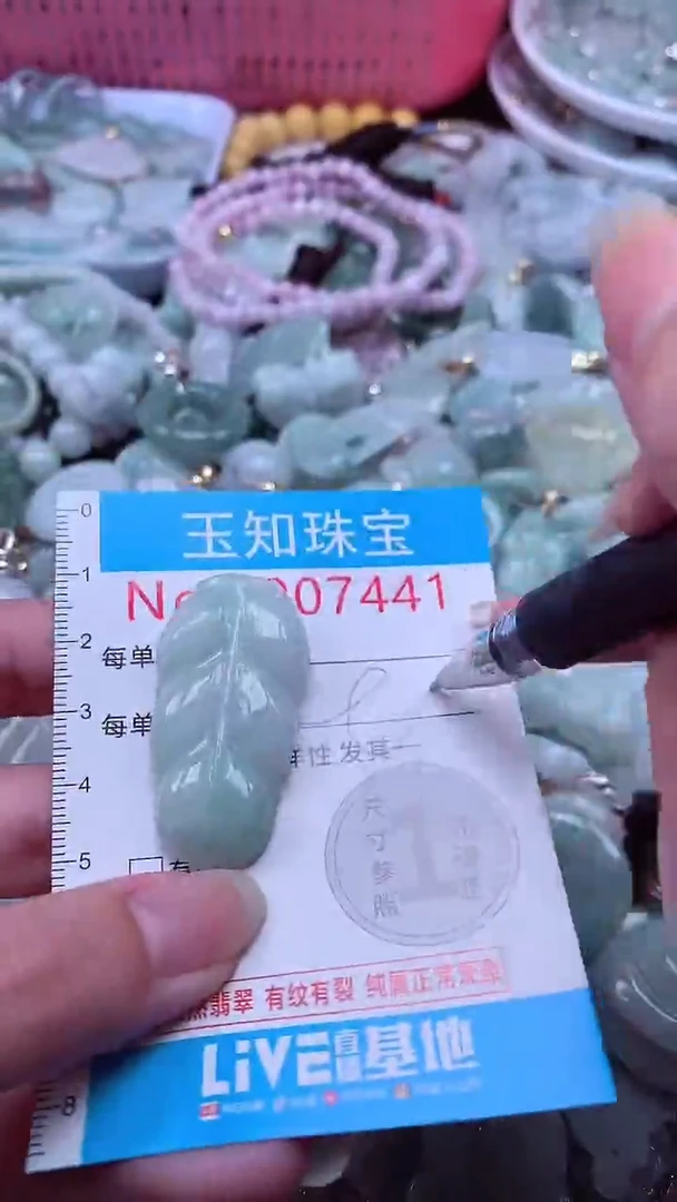 翡翠未镶嵌吊坠(不含链)7441