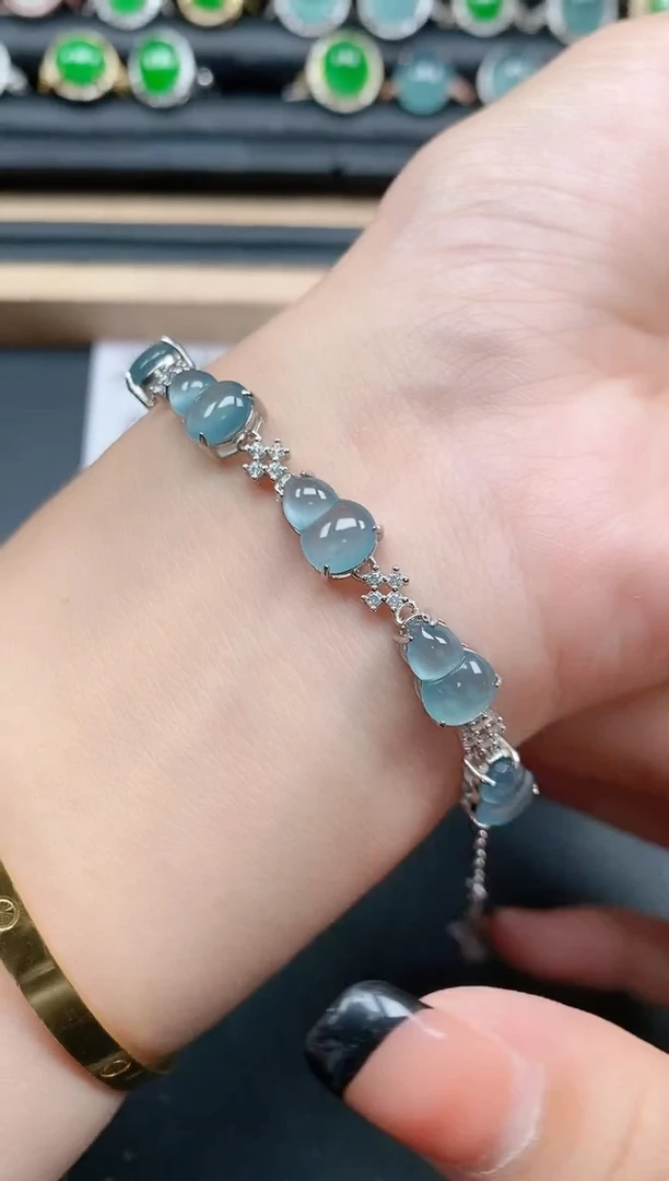 翡翠戒指银S925镶嵌111111111