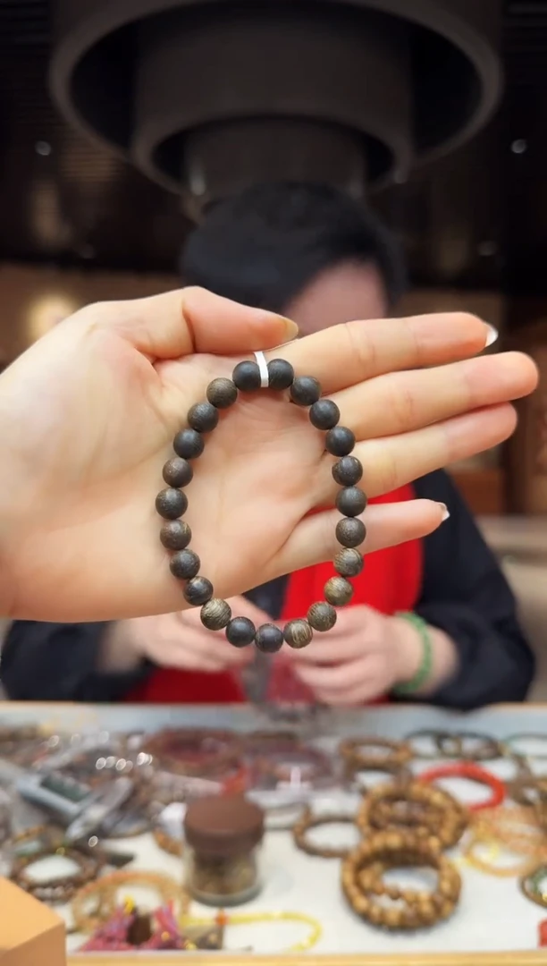 【闪购商品】沉香手串单圈圆珠文莱沉水