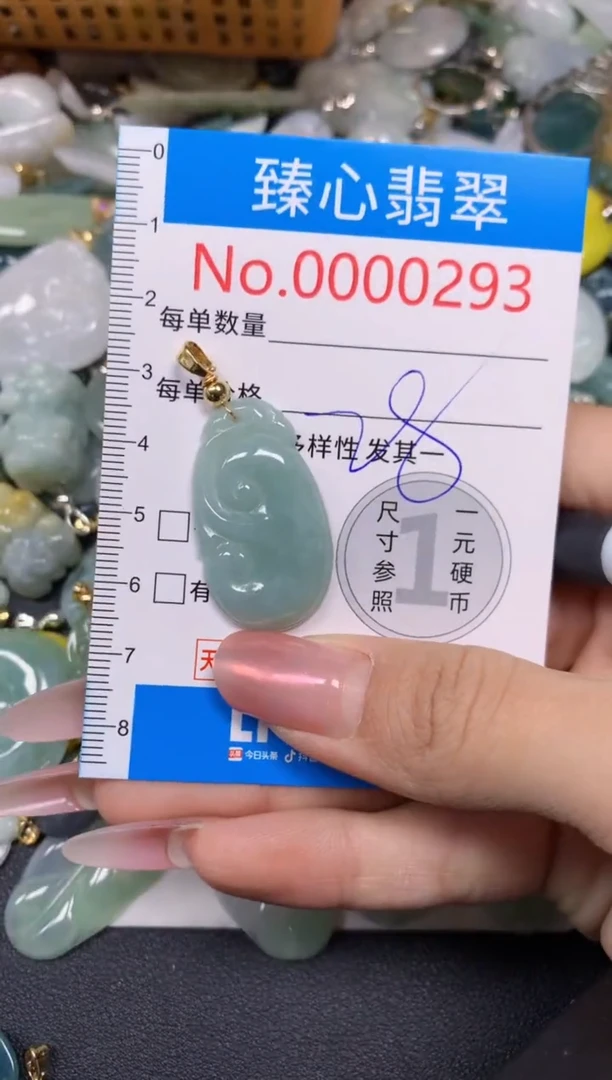 【闪购商品】翡翠颈饰未镶嵌含绳000293