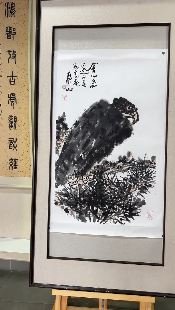 国画WJS 精品绘画作品-鹰