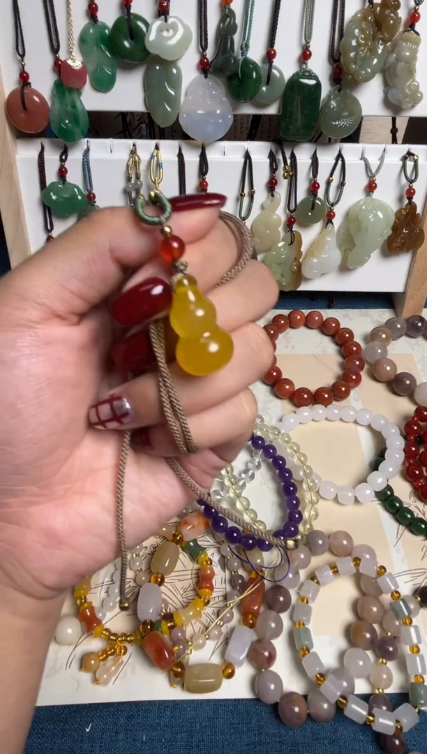 未镶嵌吊坠(赠链)玛瑙/玉髓葫芦吊坠