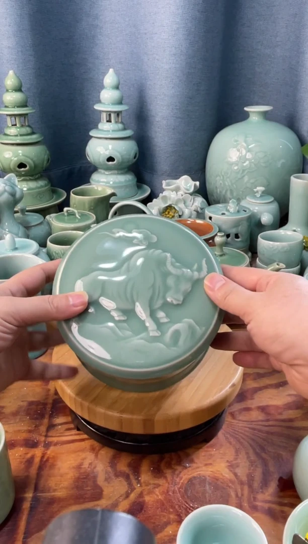 微瑕  慧语瓷坊 龙泉青瓷大促