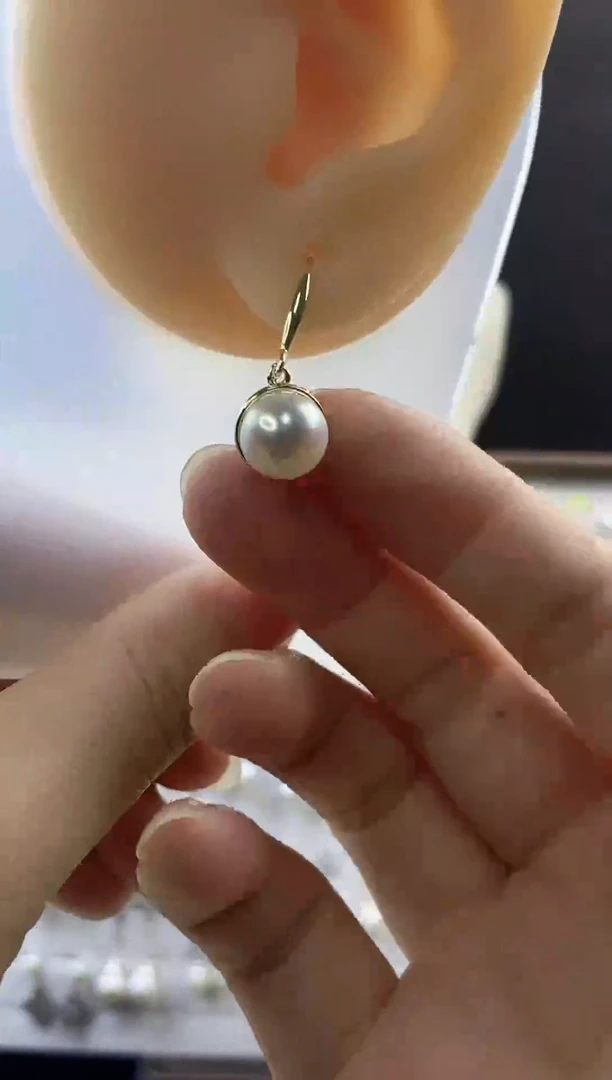 合金耳饰淡水珍珠152