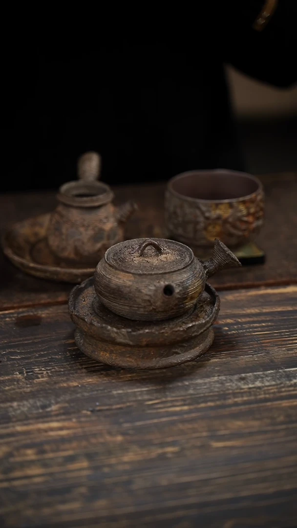 全手工制作  南蛮侧把壶120cc