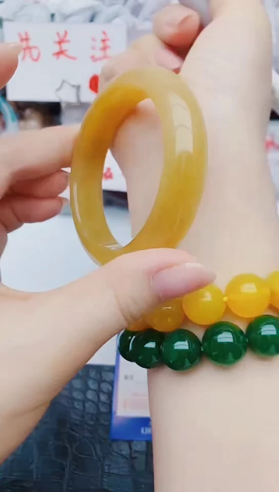 未镶嵌手镯石英质玉y131+56-57