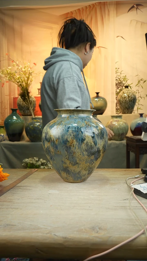 高28口16陶瓷花瓶花器