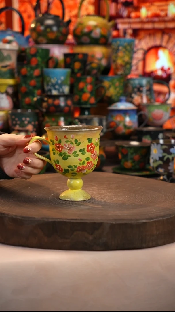 油画   釉下彩   杯子