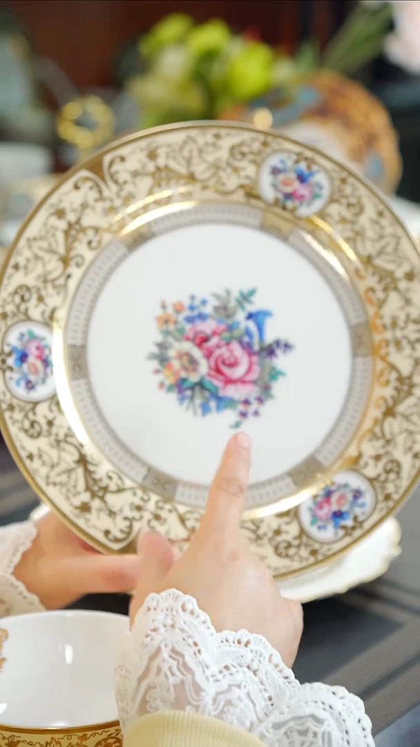 瓷片10.5英寸平盘 1个