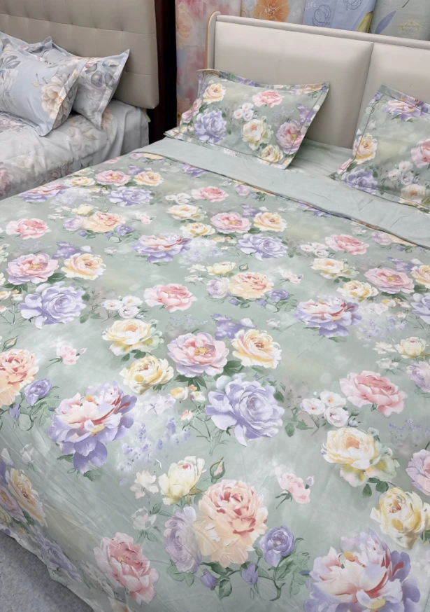 （百花绽放）高端精品双人斜纹四件套