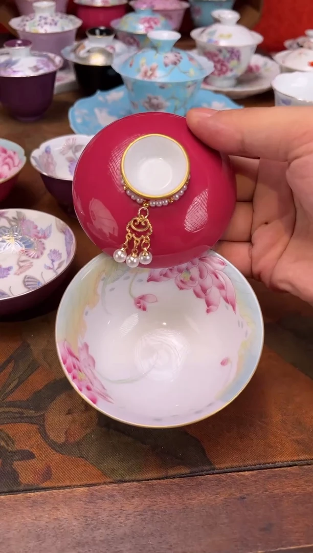 景德镇纯手绘陶瓷茶具