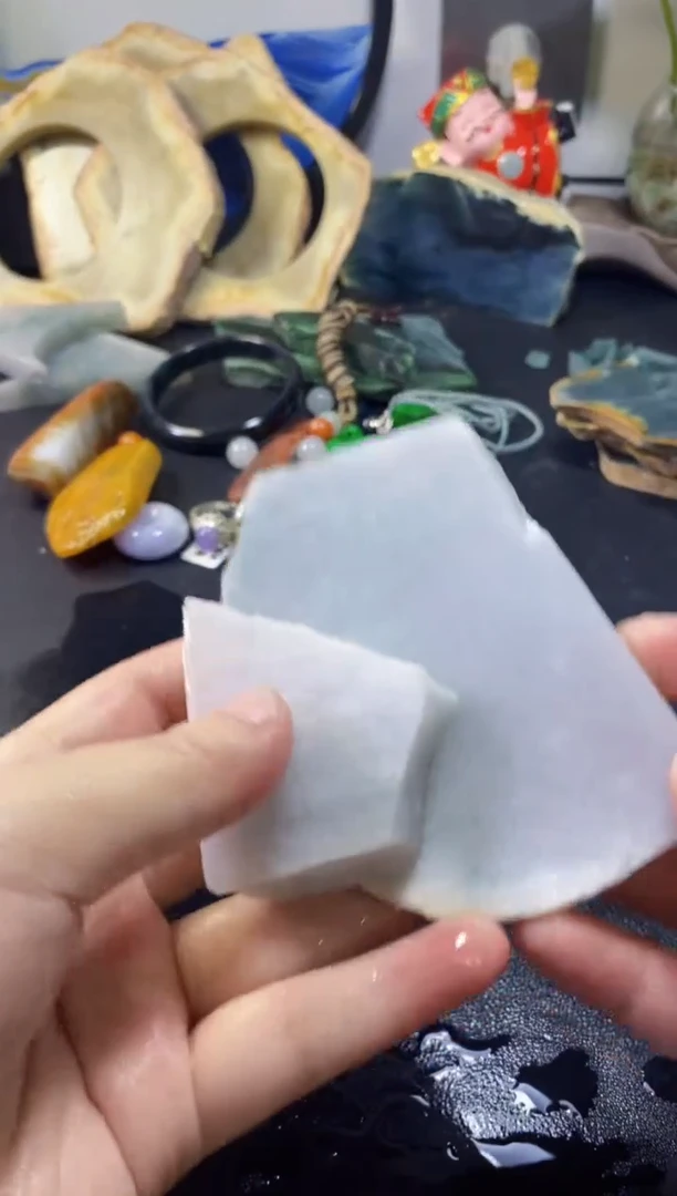 翡翠未镶嵌颈饰114天然翡翠