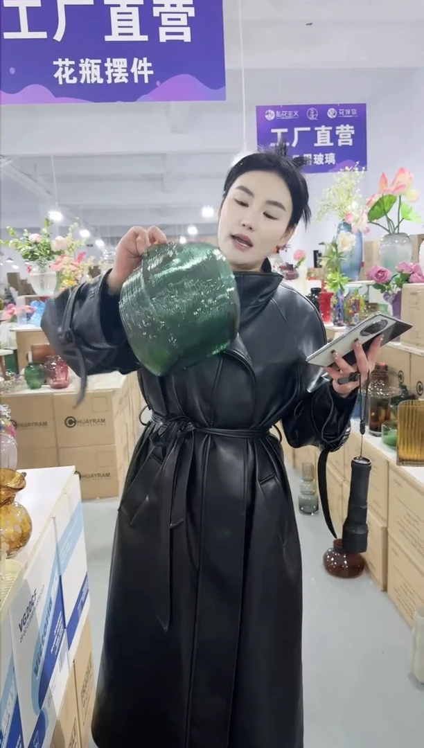 【闪购商品】无铅玻璃UU外贸花瓶微瑕-0OV5F