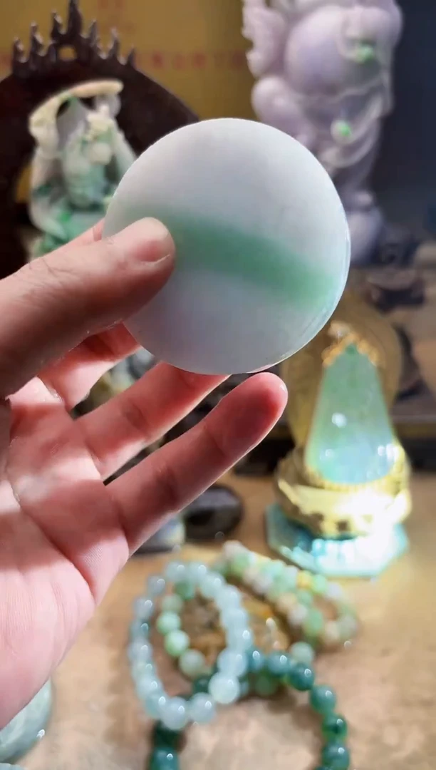 未镶嵌挂件翡翠A货张麦9954