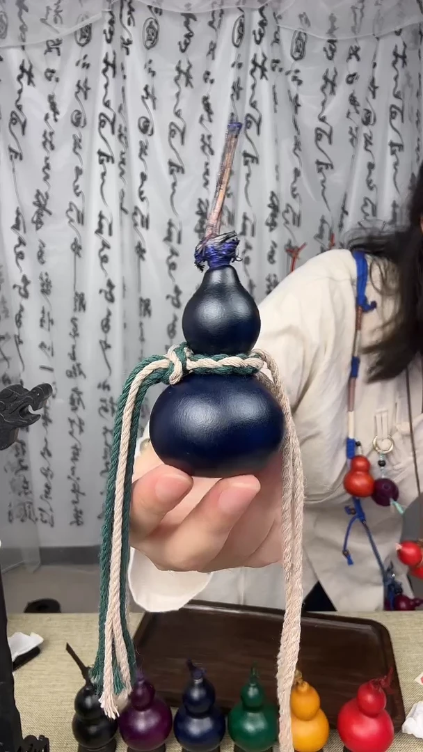 大漆葫芦挂件-----009