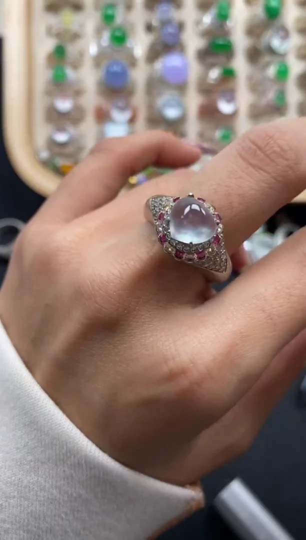 未镶嵌戒指翡翠缅甸天然a货翡翠