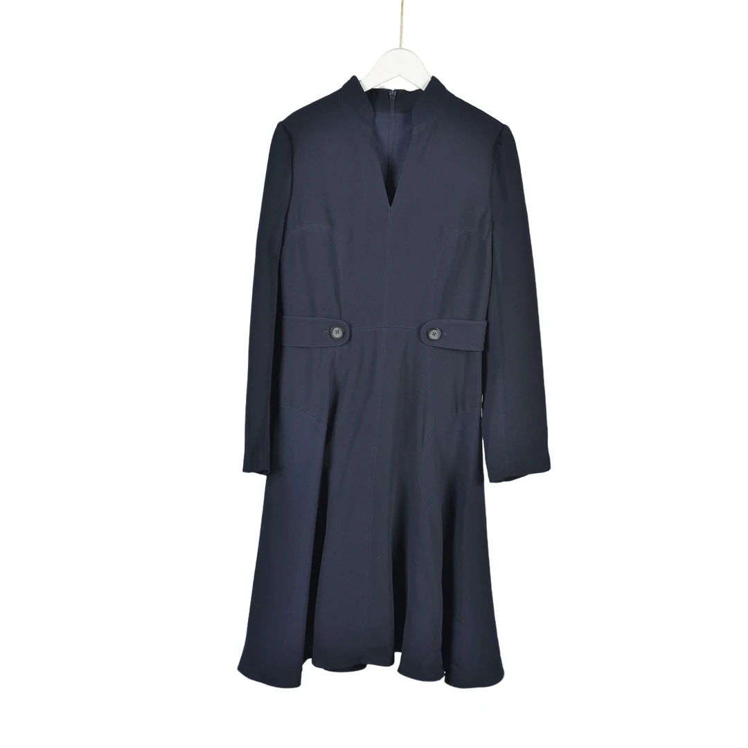 GPF3【专柜捡漏】气质轻奢女装SLDEC-连衣裙8716-午夜蓝